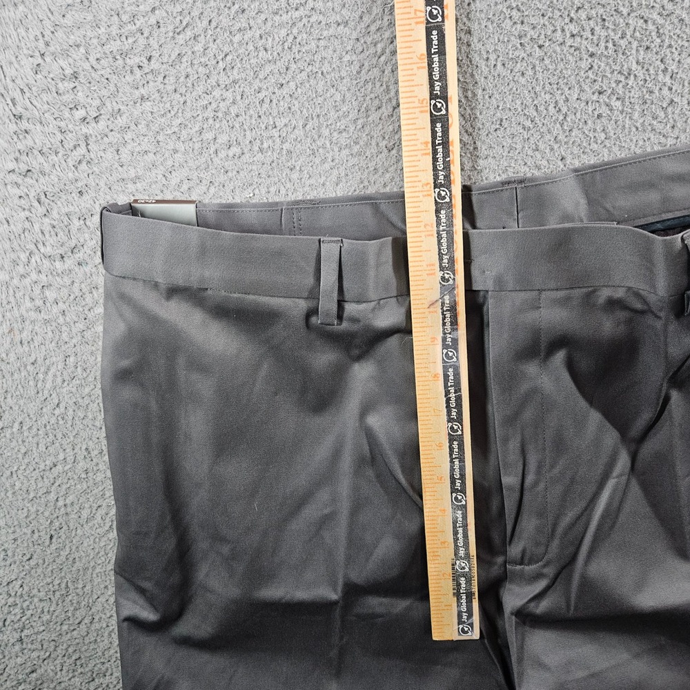 Perry Ellis Portfolio Mens 42x30 Gray Premium Flex Twill Dress Pants NEW NWT - Picture 6 of 9